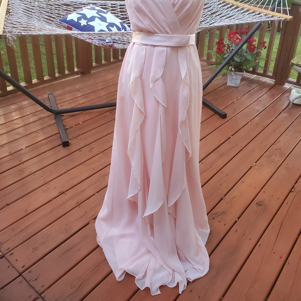 White by Vera Wang Chiffon Dress - Picture 2 of 8